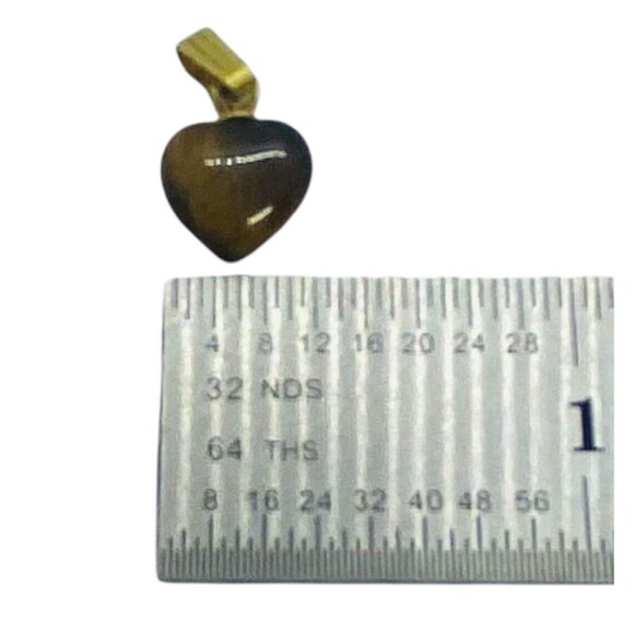 Tigers eye Stones Crystals Heart Round Necklace Pendant Charm Assorted Mix lot - Picture 4 of 8